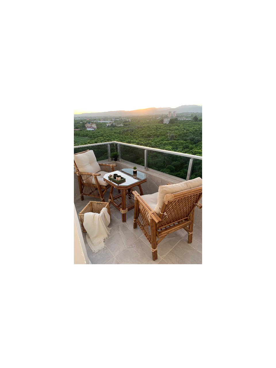 BAMBU LOTUS 2'Lİ FİSKOS SET