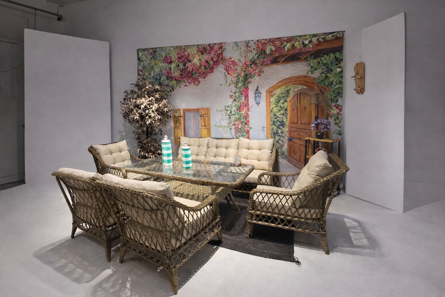 H-GARDEN PARİS RATTAN 7'Lİ MASA&OTURMA TAKIMI