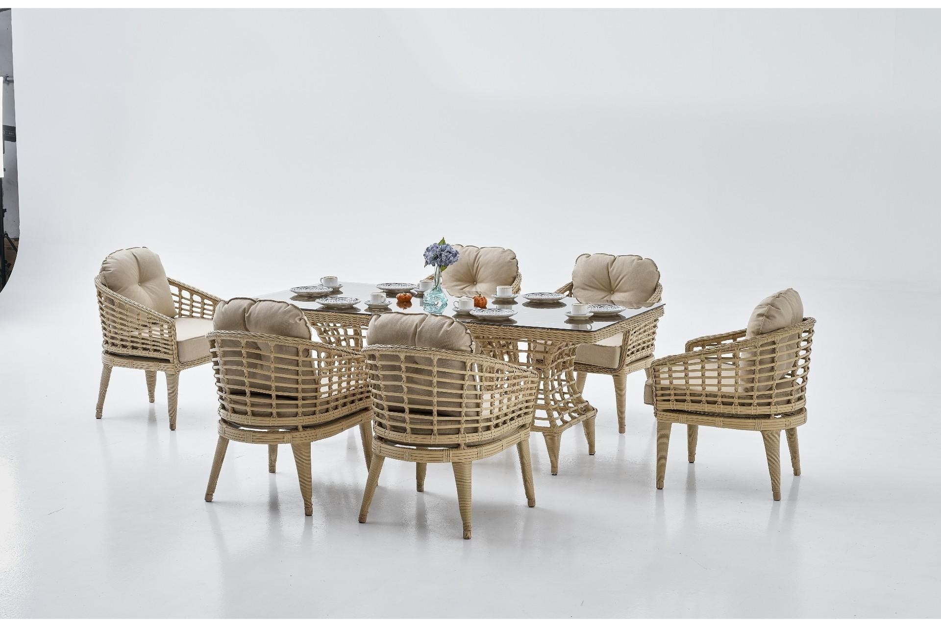 HAVANA RATTAN 6'LI MASA TAKIMI