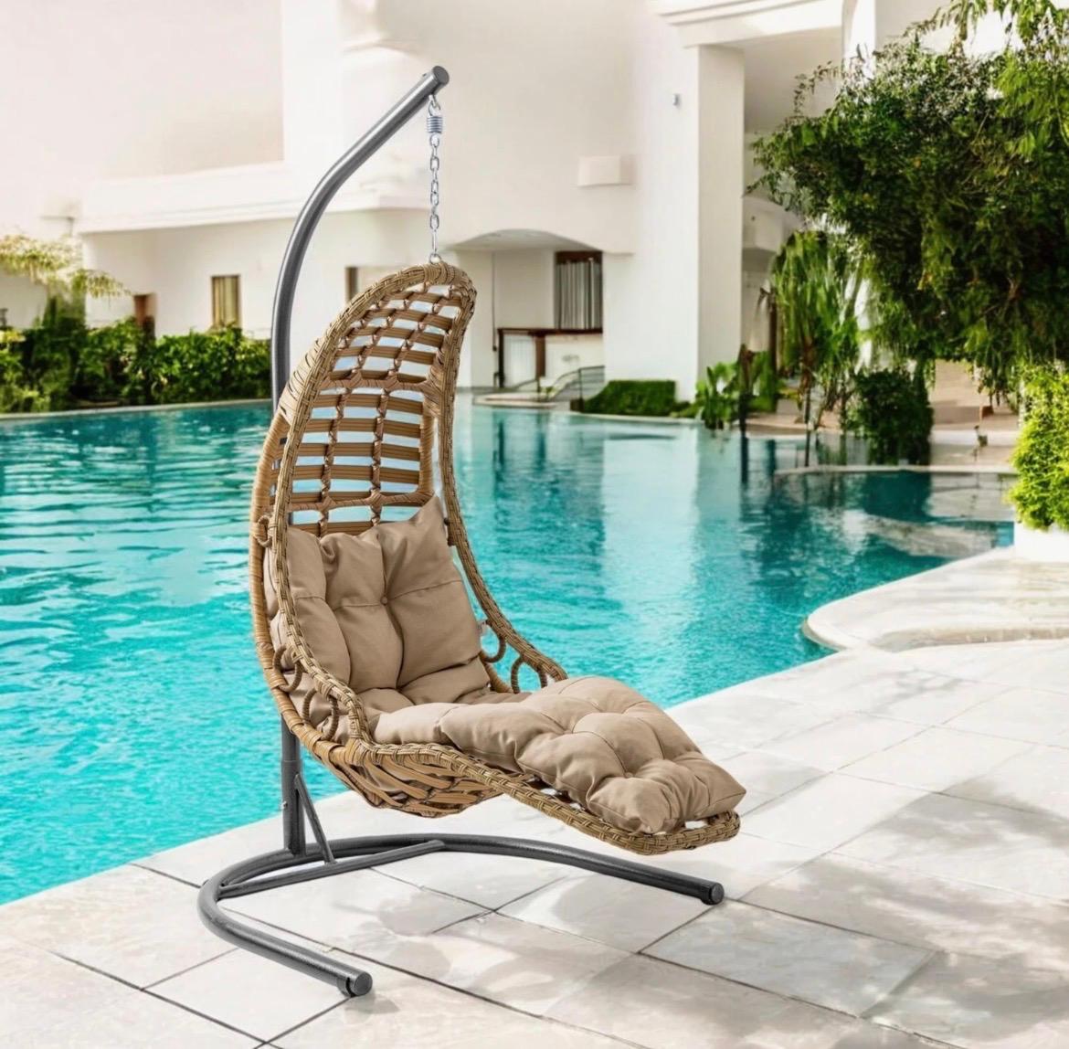 LOTUS RATTAN AYAK UZATMALI SALINCAK