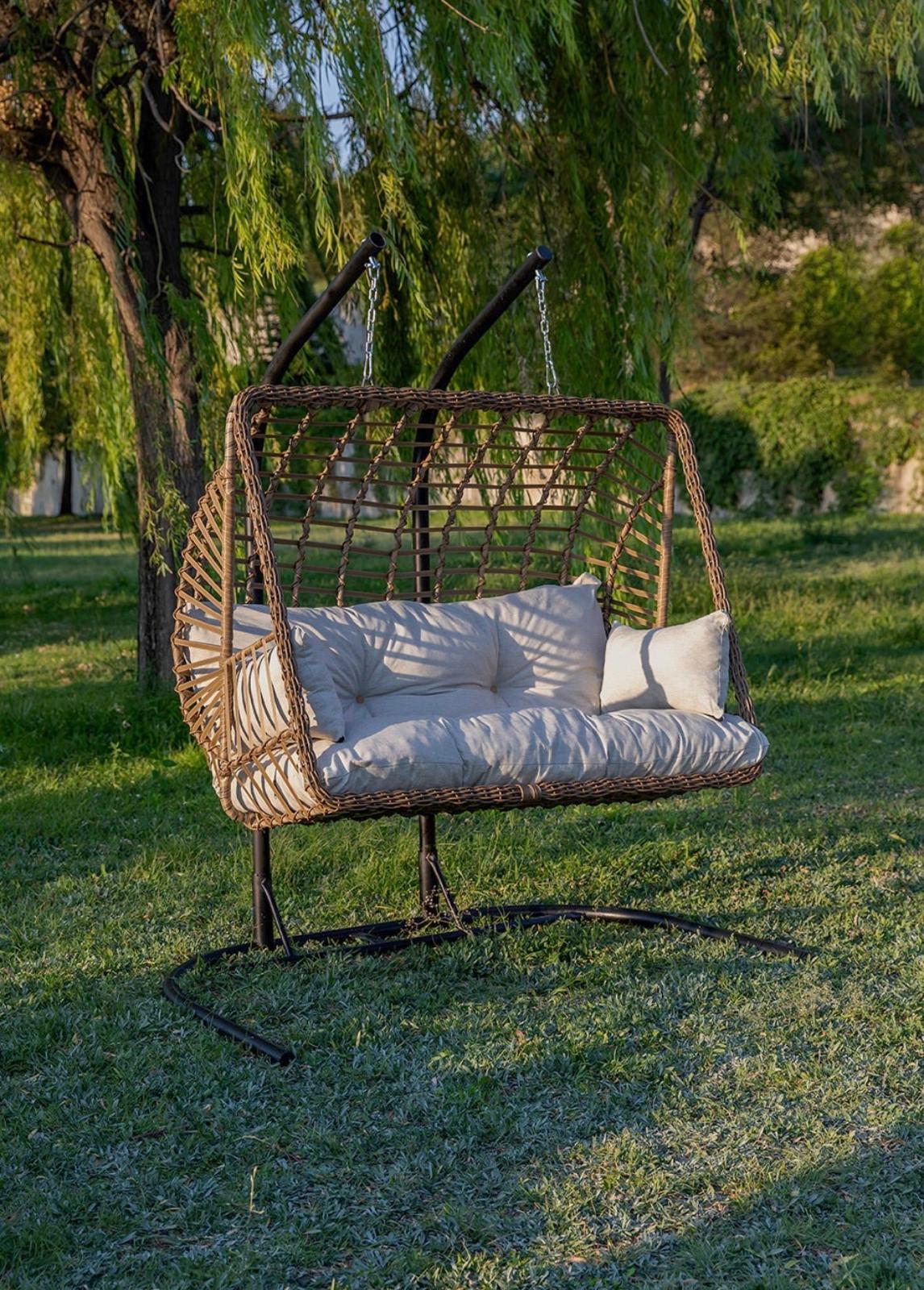 RİVA RATTAN 2'Lİ RELAX SALINCAK